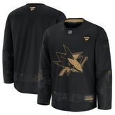 San Jose Sharks Fanatics 2024 Military Appreciation Practice Jersey - Black - NHL 202439755