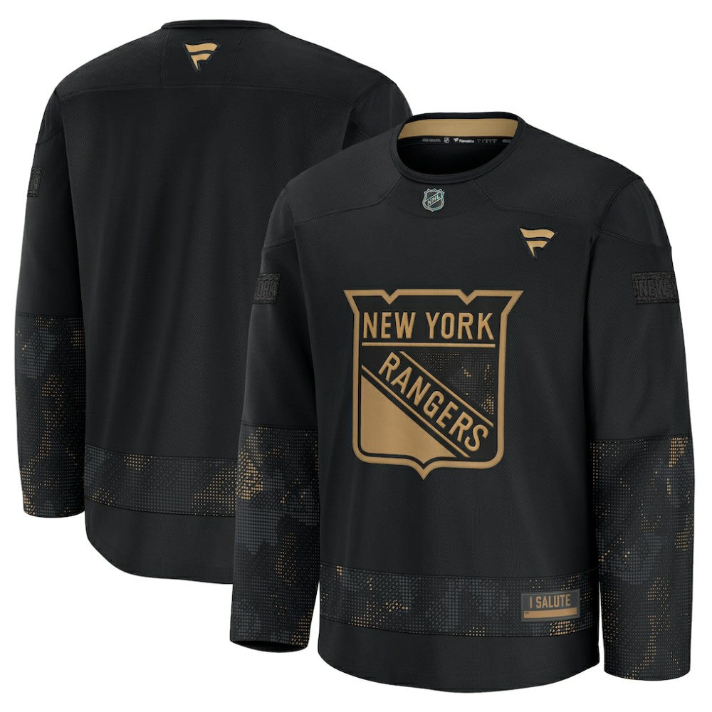 New York Rangers Fanatics 2024 Military Appreciation Practice Jersey - Black - NHL 202439761