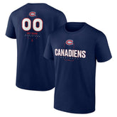 Montreal Canadiens Personalized Name & Number Midfielder T-Shirt - Navy - NHL 202441183