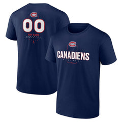 Montreal Canadiens Personalized Name & Number Midfielder T-Shirt - Navy - NHL 202441183