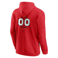 Ottawa Senators Personalized Name & Number Midfielder Pullover Hoodie - Red - NHL 202441207