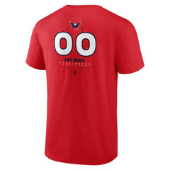 Washington Capitals Personalized Name & Number Midfielder T-Shirt - Red - NHL 202441223