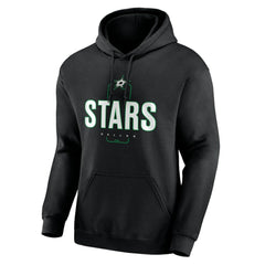 Dallas Stars Personalized Name & Number Midfielder Pullover Hoodie - Black - NHL 202441351
