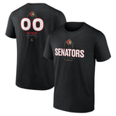 Ottawa Senators Personalized Name & Number Midfielder T-Shirt - Black - NHL 202441367