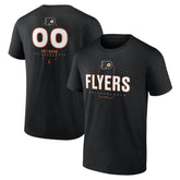 Philadelphia Flyers Personalized Name & Number Midfielder T-Shirt - Black - NHL 202441372
