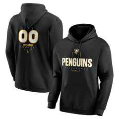Pittsburgh Penguins Personalized Name & Number Midfielder Pullover Hoodie - Black - NHL 202441376
