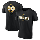 Pittsburgh Penguins Personalized Name & Number Midfielder T-Shirt - Black - NHL 202441377