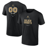 Vegas Golden Knights Personalized Name & Number Midfielder T-Shirt - Black - NHL 202441387