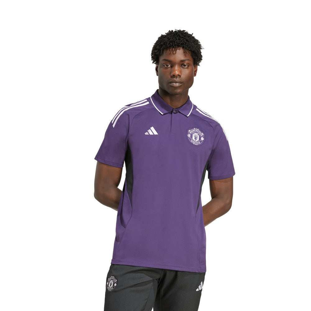 Manchester United 2025/26 Training Polo Purple - Adidas outlet