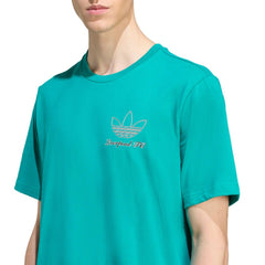 Liverpool Terrace Icons Collection Graphic T-Shirt Green - Adidas outlet