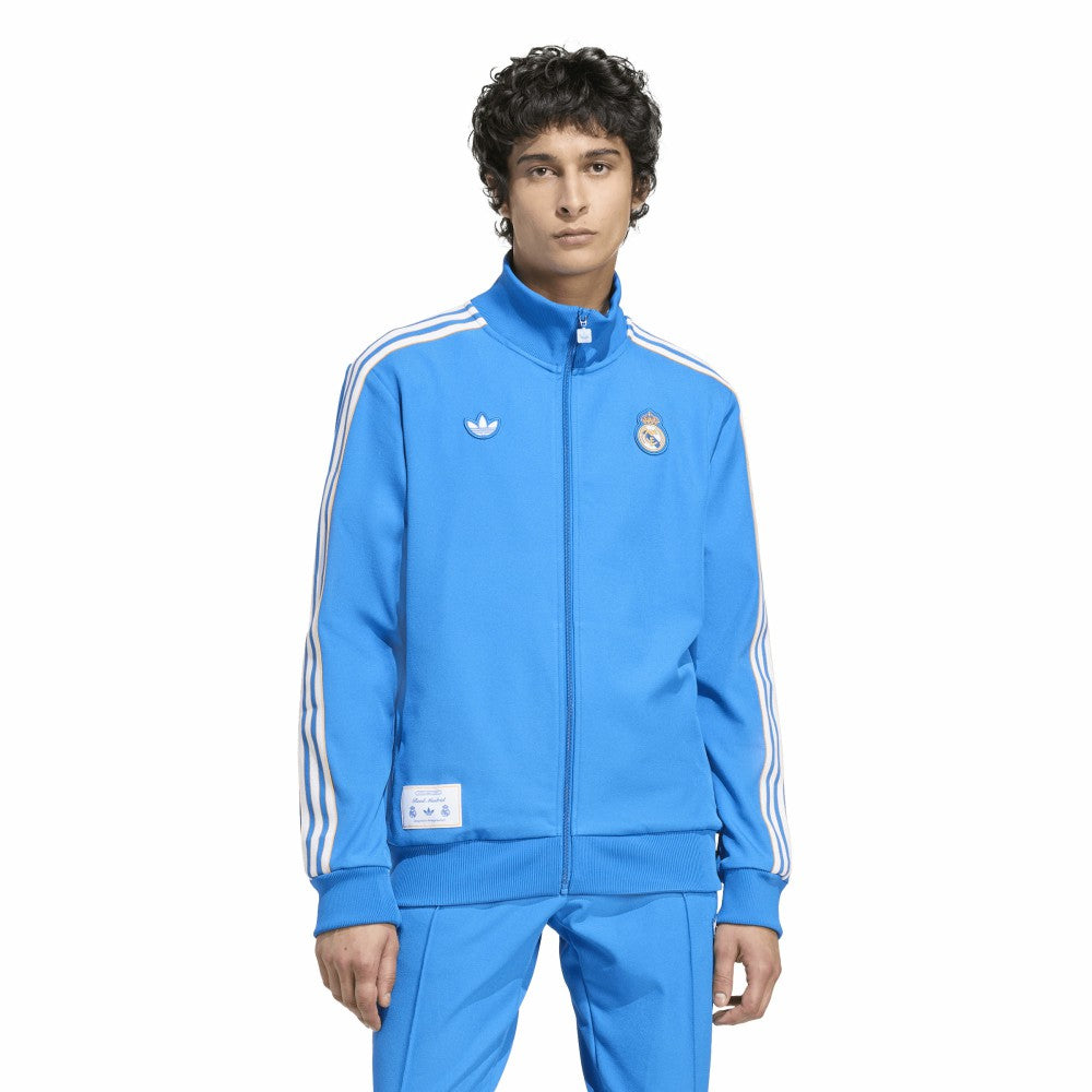Real Madrid Terrace Icons Full-Zip Track Jacket Blue - Adidas Discount