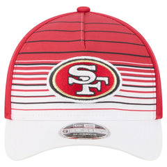 San Francisco 49ers New Era Adventure Gradient 9FORTY M-Crown A-Frame Adjustable Hat White/Scarlet