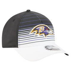 Baltimore Ravens New Era Adventure Gradient 9FORTY M-Crown A-Frame Adjustable Hat White/Black