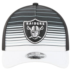Las Vegas Raiders New Era Adventure Gradient 9FORTY M-Crown A-Frame Adjustable Hat White/Black