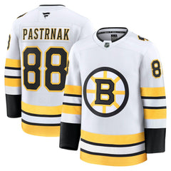 David Pastrnak Boston Bruins Fanatics Away Premium Player Jersey - White - NHL 202458103