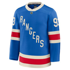 Mika Zibanejad New York Rangers Fanatics Centennial Premium Jersey - Blue - NHL 202458141