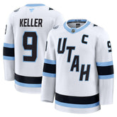 Clayton Keller Utah Mammoth Fanatics Away Premium Player Jersey - White - NHL 202458176