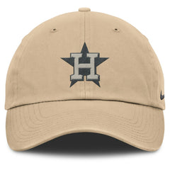 Houston Astros Nike Club Adjustable Hat - Khaki - Nike Lifestyle
