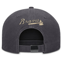Atlanta Braves Nike Monotone Pro Adjustable Hat - Anthracite - Nike Lifestyle
