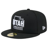 Utah Mammoth New Era State Shape 1st Season 59FIFTY Fitted Hat - Black - NHL 202459351