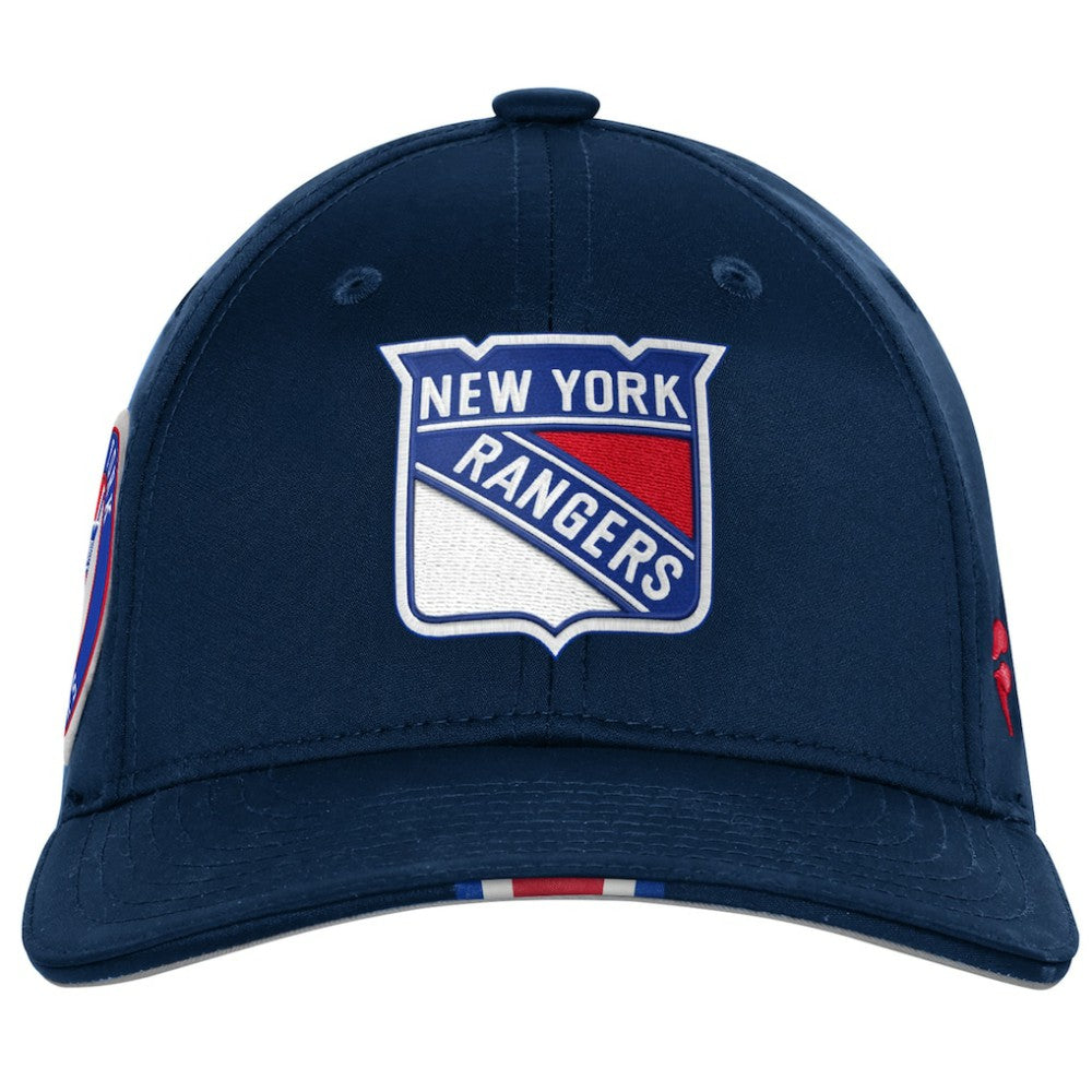 New York Rangers Fanatics Youth 2025 NHL Draft Authentic Pro On-Stage Podium Adjustable Hat - Navy - NHL 202459443