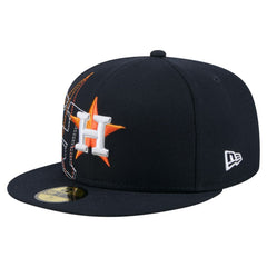 Houston Astros New Era Yarn Stitch 59FIFTY Fitted Hat - Navy - New Era Online