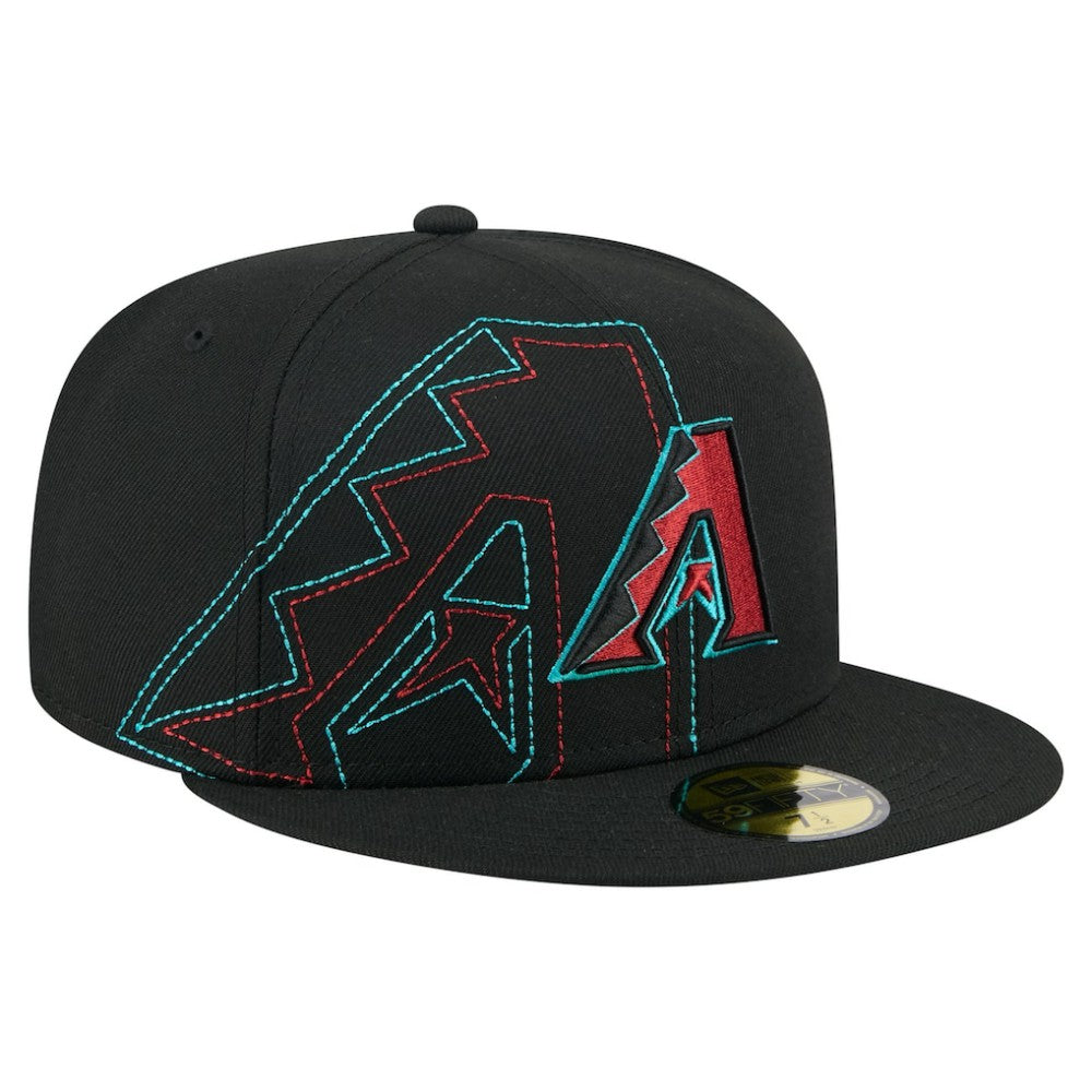 Arizona Diamondbacks New Era Yarn Stitch 59FIFTY Fitted Hat - Black - New Era on Sale