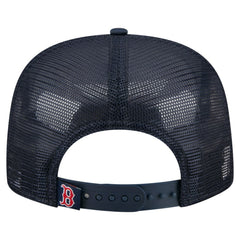 Boston Red Sox New Era Retro Satin Script Golfer Adjustable Hat - Navy - New Era on Sale