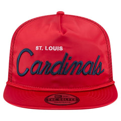 St. Louis Cardinals New Era Retro Satin Script Golfer Adjustable Hat - Red - New Era Sale