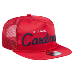 St. Louis Cardinals New Era Retro Satin Script Golfer Adjustable Hat - Red - New Era Sale