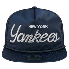 New York Yankees New Era Retro Satin Script Golfer Adjustable Hat - Navy - New Era Sale