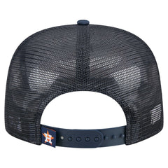 Houston Astros New Era Retro Satin Script Golfer Adjustable Hat - Navy - New Era Discount