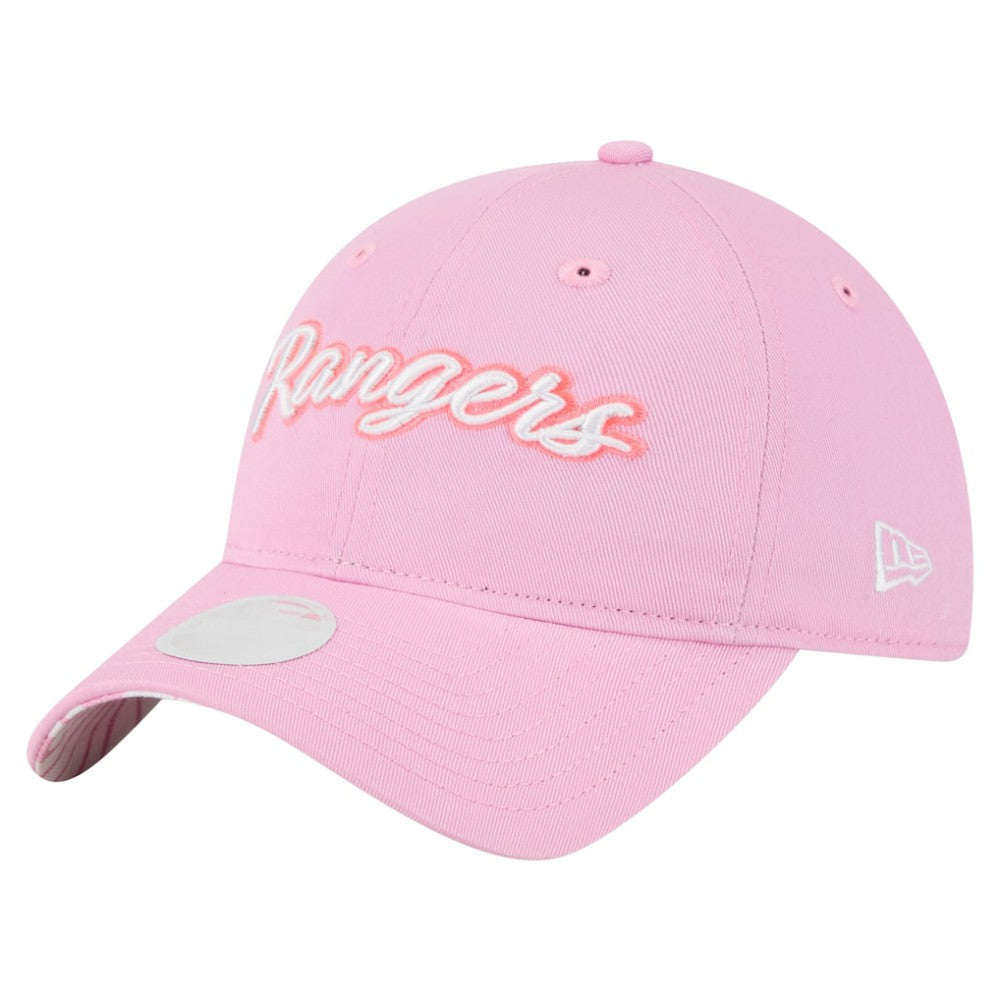 Texas Rangers New Era Women's Mother's Day 9TWENTY Adjustable Hat - Pink - New Era Online