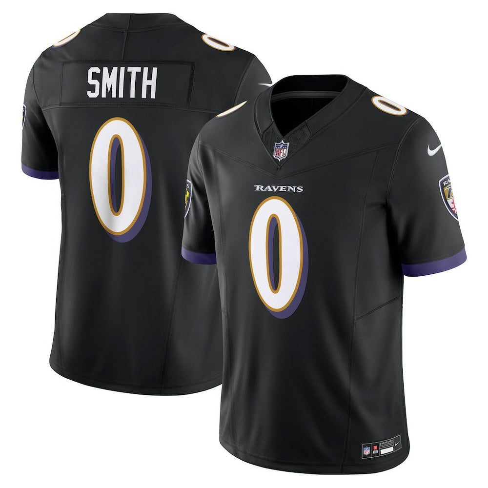 Nike Roquan Smith Baltimore Ravens Alternate Vapor F.U.S.E. Limited Jersey Black