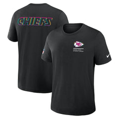 Nike Kansas City Chiefs Tall 2025 NFL Crucial Catch Tri-Blend Dri-FIT T-Shirt Black