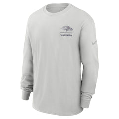 Nike Baltimore Ravens Essential Heavy Max90 Long Sleeve T-Shirt Gray