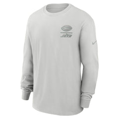 Nike New York Jets Essential Heavy Max90 Long Sleeve T-Shirt Gray