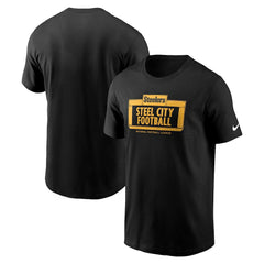 Nike Pittsburgh Steelers Primetime Local Essential T-Shirt Black