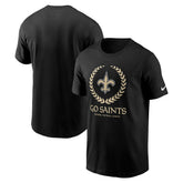 Nike New Orleans Saints Primetime Local Essential T-Shirt Black