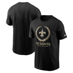 Nike New Orleans Saints Primetime Local Essential T-Shirt Black