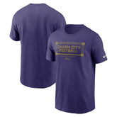 Nike Baltimore Ravens Primetime Local Essential T-Shirt Purple