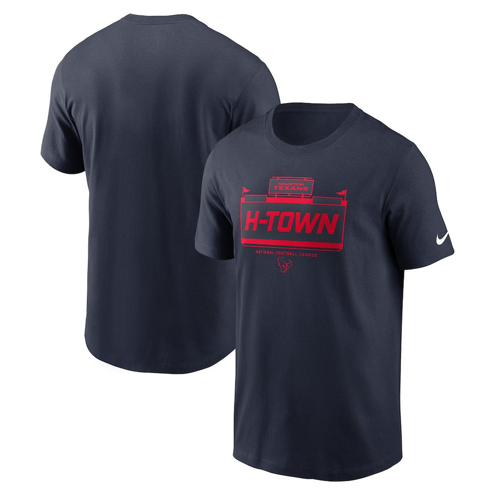 Nike Houston Texans Primetime Local Essential T-Shirt Navy