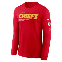 Nike Kansas City Chiefs Play to Win Essential Long Sleeve T-Shirt Red