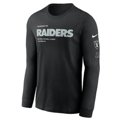 Nike Las Vegas Raiders Play to Win Essential Long Sleeve T-Shirt Black
