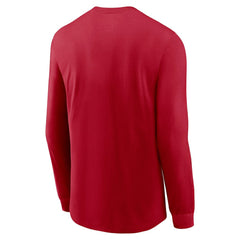 Nike San Francisco 49ers Play to Win Essential Long Sleeve T-Shirt Scarlet