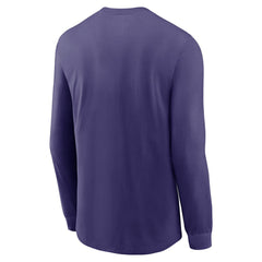 Nike Baltimore Ravens Play to Win Essential Long Sleeve T-Shirt Purple