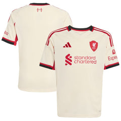 Liverpool Youth 2025/26 Away Replica Jersey White - Adidas for sale