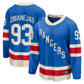Mika Zibanejad New York Rangers Fanatics Centennial Breakaway Jersey - Blue - NHL 202461901