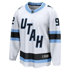 Logan Cooley Utah Mammoth Fanatics Away Breakaway Player Jersey - White - NHL 202461933