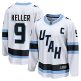 Clayton Keller Utah Mammoth Fanatics Away Breakaway Player Jersey - White - NHL 202461935